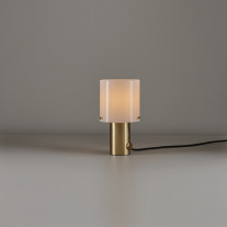 Original BTC Walter Table Lamp Size 1 Brass/Opal