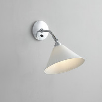 Original BTC Task Ceramic Wall Light On