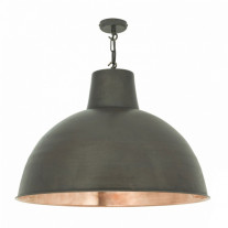 Original BTC Spun Reflector Large Weathered Copper/Polished Copper