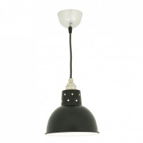 Original BTC Spun Reflector Pendant Black Cord Grip