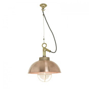 Original BTC Shipyard Pendant Copper Clear Glass