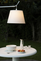 Artemide Tolomeo Paralume Outdoor Floor Lamp LED White