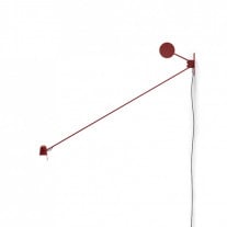 Luceplan Counterbalance Wall Light in Red
