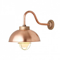 Original BTC Shipyard Wall Light Copper/Frosted