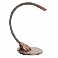 Original BTC Nimbus Table Lamp Adonised Bronze/Mushroom Leather