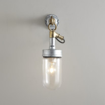 Original BTC Well Glass Wall Light Clear