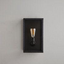 Original BTC Box Wall Light Medium Clear glass
