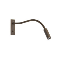 Astro Leo Switched LED Wall Light Bronze