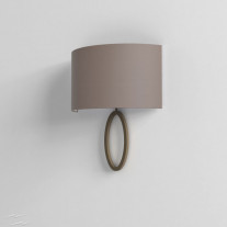 Astro Lima Wall Light Bronze with Oyster shade