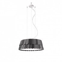 Fabbian Roofer Suspension - Small, Anthracite