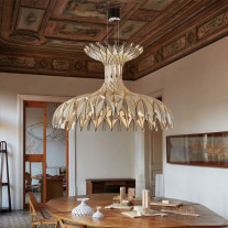Bover Dome 90 Pendant Over Dining Area
