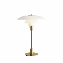 Louis Poulsen PH 3½-2½ Glass Table Lamp Brass
