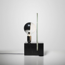 Back of Lee Broom Acid Marble Table Lamp