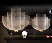 Moooi Meshmatics and Meshmatics Small Chandelier