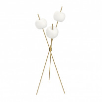 KDLN Kushi LED Floor Lamp Brass