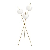 KDLN Kushi LED Floor Lamp Brass