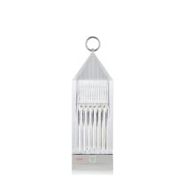 Kartell Lantern LED Portable Table Lamp Crystal