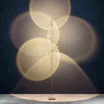 Catellani & Smith Wa Wa LED Floor Lamp Brass