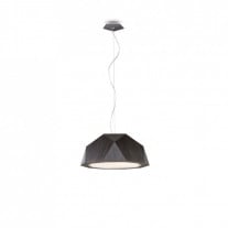 Fabbian Crio Pendant - Small, Dark Wood