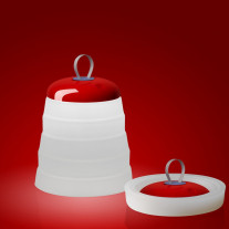 Foscarini Cri Cri LED Portable Lamp Red