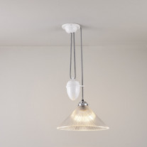 Original BTC Coolie Pendant Light Rise and Fall On