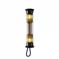 DCW éditions In The Tube 100-500 Wall Light Gold Diffusers / Gold Reflector / Black Stoppers