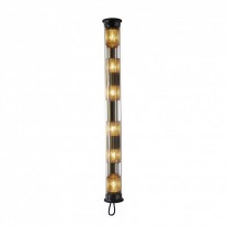 DCW éditions In The Tube 120-1300 Wall Light Gold Diffusers / Gold Reflector / Black Stoppers
