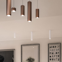 Axolight Urban Mini LED Pendant Light P, M and G Matt Bronze