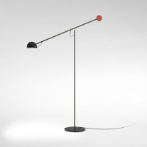 Marset Copernica Floor Lamp Black/Red