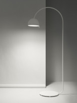 Zero Bob LED floor lamp in white