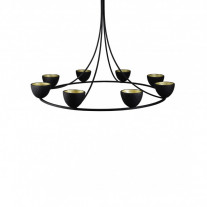 Porta Romana Compton Chandelier - black