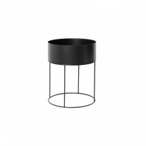 ferm LIVING Plant Box Round Black