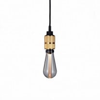 Buster + Punch Hooked 1.0 Nude Pendant - Brass with Crystal Bulb