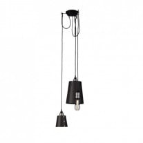 Buster + Punch Hooked 3.0 Mix Chandelier - Graphite & Steel