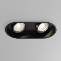 Astro Minima Twin Adjustable Recessed Light Matt Black