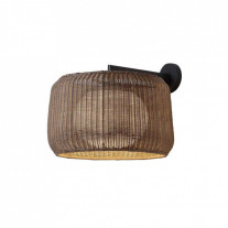 Bover Fora Wall Light (Rattan Brown)