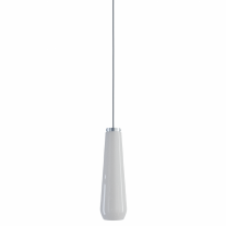 Diesel Living with Lodes Glass Drop Pendant White