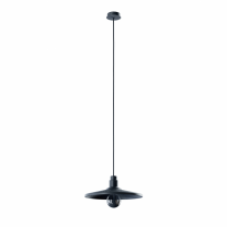 Diesel Living with Lodes Vinyl Pendant Small Deep Black