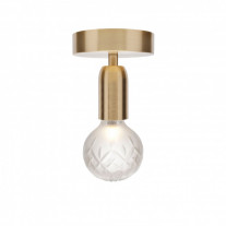 Lee Broom Crystal Bulb Ceiling Light Frosted Bulb