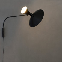 Nemo Lighting Lampe de Marseille Mini Wall Light Matt Black