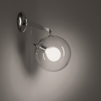 Artemide Miconos Wall Light Polished Chrome