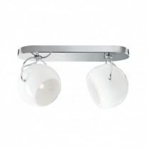 Fabbian Beluga Double Ceiling/Wall Light - White