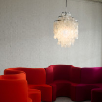 Verpan Fun 1DM Pendant Above Sofa
