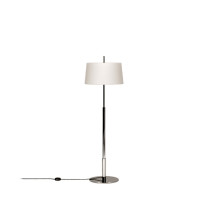 Santa & Cole Diana Floor Lamp Chrome Plated