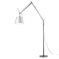 Artemide Tolomeo Mega Floor Lamp 36 Aluminium White