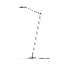 Luceplan Berenice Floor Lamp in Aluminium with an Aluminium Diffuser