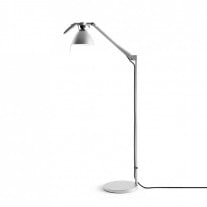 Luceplan Fortebraccio Floor Lamp in Aluminium