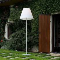 Costanza Grande Outdoor Floor Lamp in White