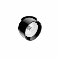 Flos Wan Semi-Recessed Adjustable Spotlight Black