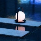 Pablo Bola Lantern LED Portable Table Lamp Black Black